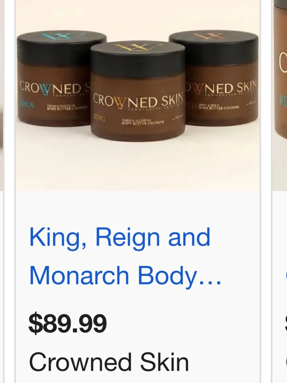 care Fresh & Nautical Body Butter Cologne - Brown